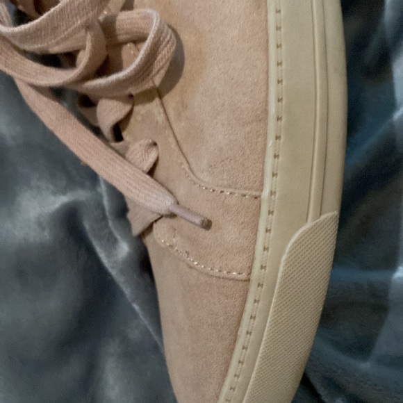 Blush color lace up boots - Picture 13 of 15